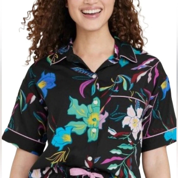 Target Stars Above 1  Piece lounge wear top Multi Floral Sz XXL - Picture 1 of 12